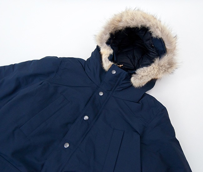 ✨最終SALE✨  ダウン　ネイビー　コヨーテファー　M SALE 50%OFF】miusa ミューザ レディース コヨーテファー ダウンコート