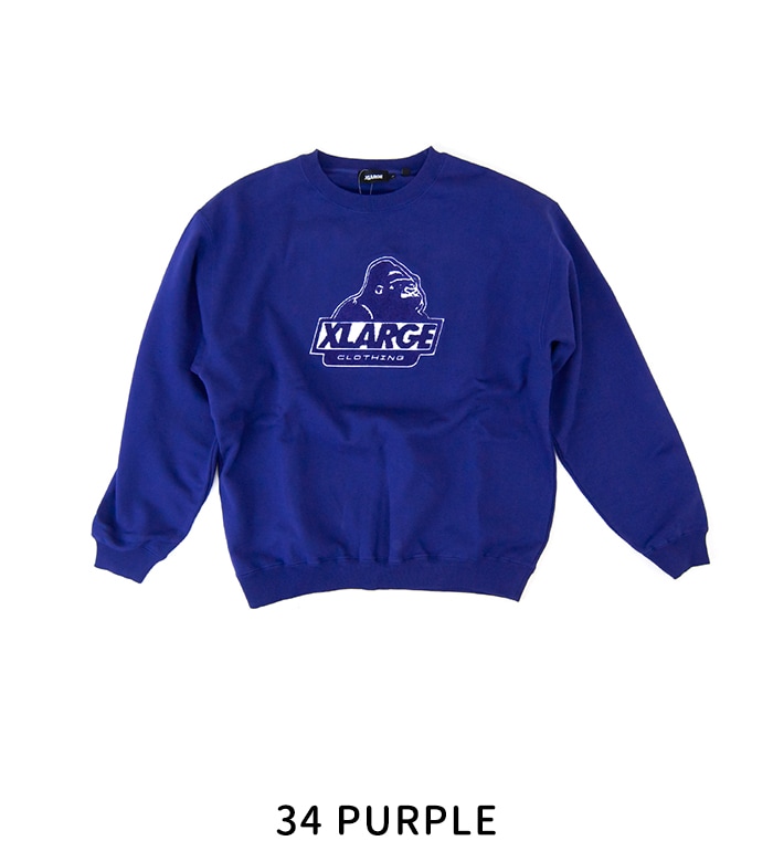XLARGE エクストララージ メンズ オールドOG クルーネックスウェット