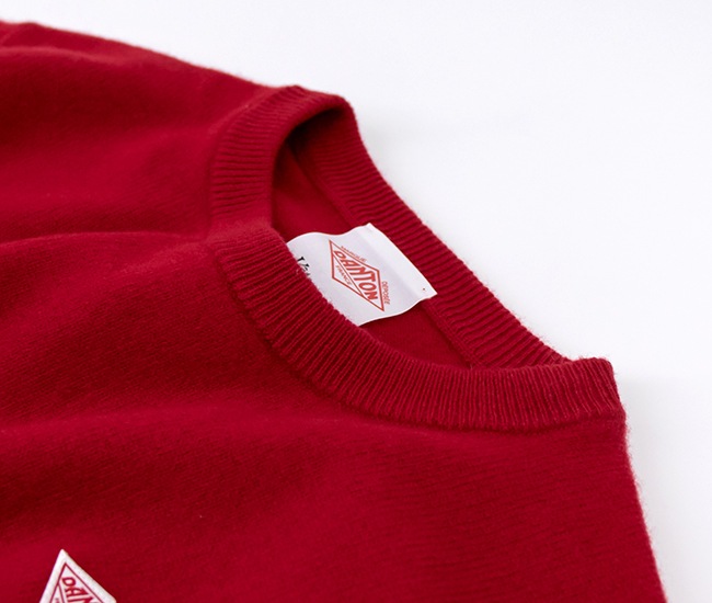 DANTON ダントン レディース ラムウール クルーネックニットプル