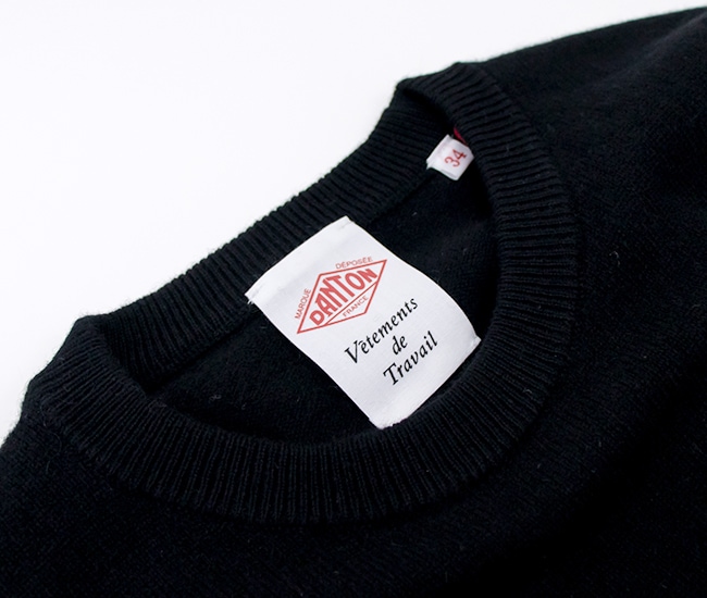 DANTON ダントン レディース ラムウール クルーネックニットプル