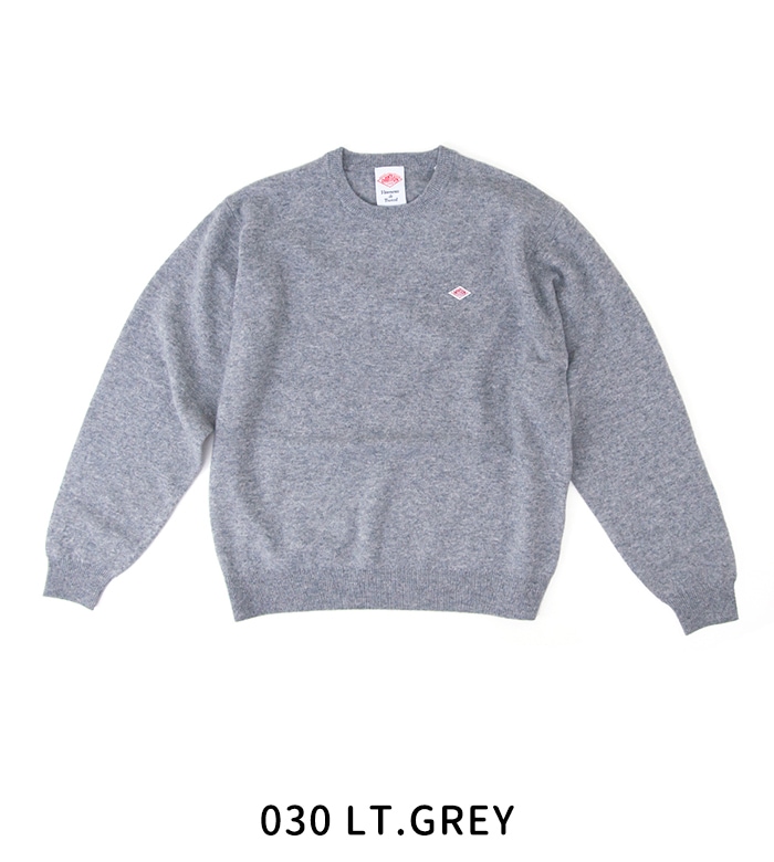 DANTON ダントン メンズ ラムウール クルーネックニットプルオーバー