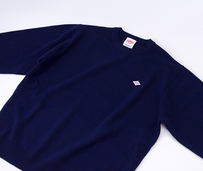 DANTON ダントン メンズ ラムウール クルーネックニットプルオーバー