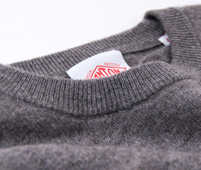 DANTON ダントン メンズ ラムウール クルーネックニットプルオーバー