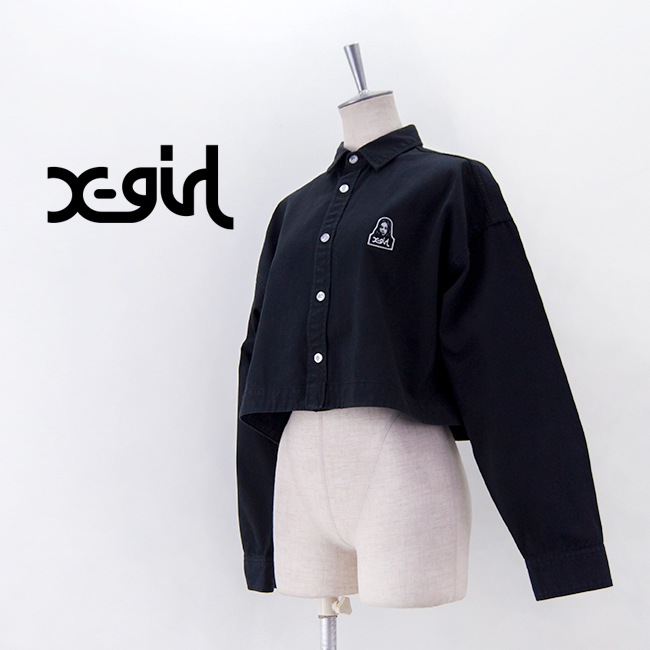 ��SALE 20%OFF��X-girl ���å��������� ��ǥ����� �ե����� ���󥰥��꡼��2WAY����ġ�105244014001�ϡ�2024FW�ۡ����ʸ��Բġ�