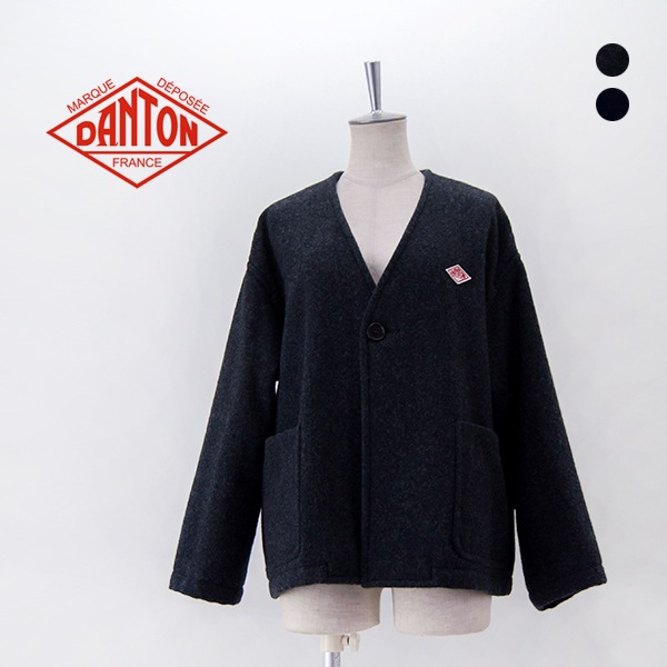 ☆現行モデル☆DANTON ダントン ウールパイル シングルジャケットほぼ未使用 DANTON ダントン SINGLE WOOL PILE V NECK JACKET｜BORN FREE