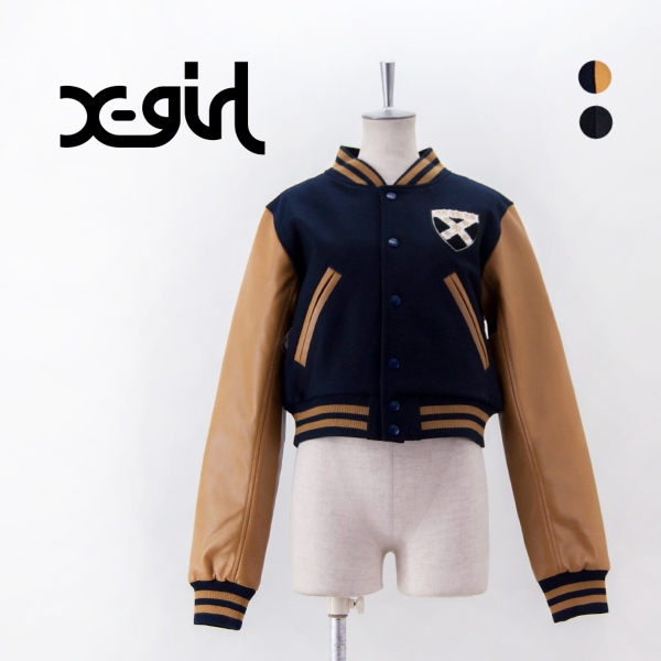 SOLDOUT】X-girl エックスガール ベビースタジアムジャケット
