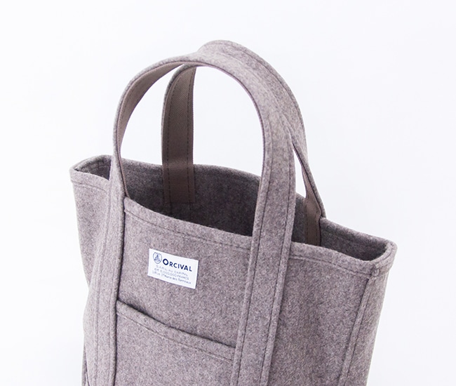 ORCIVAL オーシバル ウールメルトントートバッグ S［OR-H0241HML