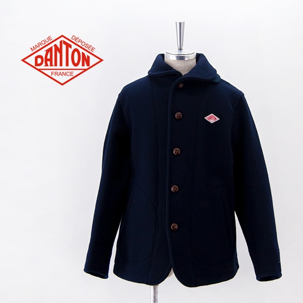 SOLDOUT】DANTON ダントン メンズ ウールパイル ラウンドカラー