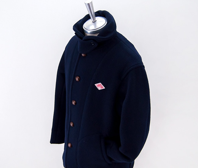 SOLDOUT】DANTON ダントン メンズ ウールパイル ラウンドカラー