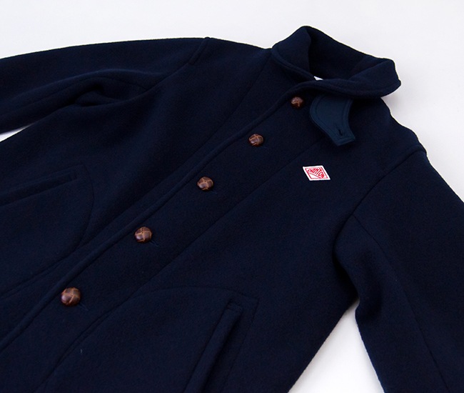 SOLDOUT】DANTON ダントン メンズ ウールパイル ラウンドカラー