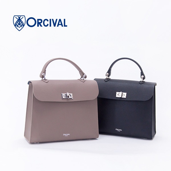 ORCIVAL オーシバル ダブルフェイスレザー ハンドバッグ［OR-H0385DFT