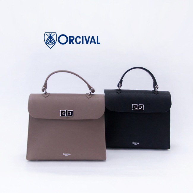ORCIVAL オーシバル ダブルフェイスレザー ハンドバッグ［OR-H0385DFT