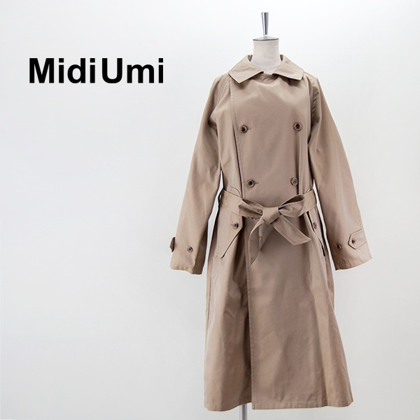 ミディウミ　midiumi スプリングコート　トレンチコート MidiUmi（ミディウミ）の「MidiUmi トレンチコート（トレンチ