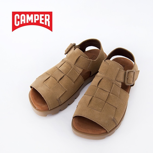 【新品級】カンペール ブルートゥス サンダル ブラウン 牛革 41（25.5） SALE 40%OFF】CAMPER カンペール レディース ブルートゥス サンダル