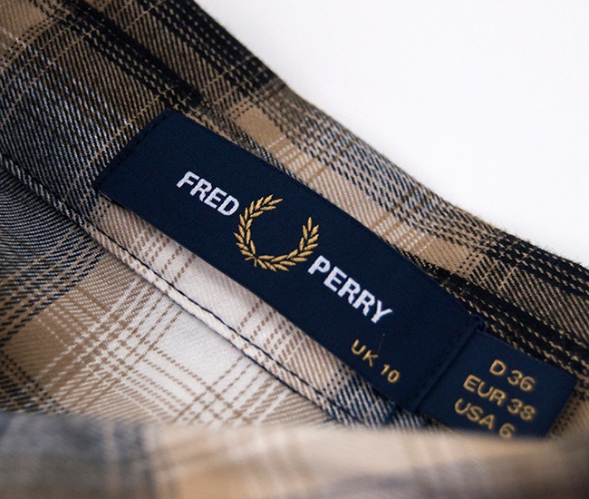 SOLDOUT】FRED PERRY フレッドペリー レディース ブラッシュドチェック