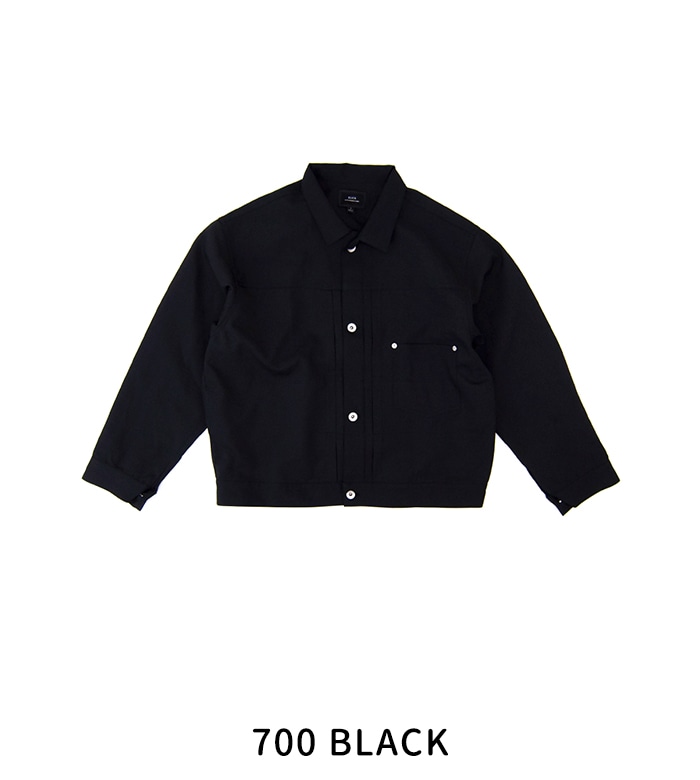 【45rpm/45R】5111026 ボア×ナイロンのボレロフリースジャケット SLICK スリック メンズ テックツイルトラッカージャケット［5111026