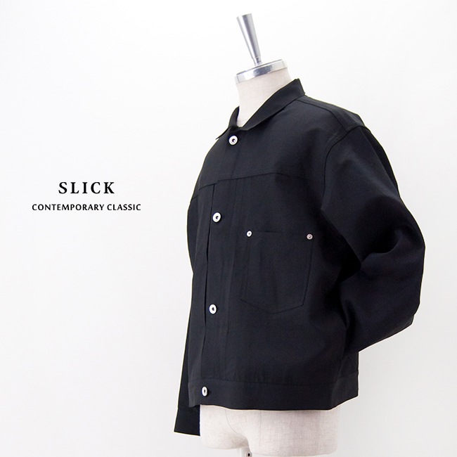 SLICK スリック メンズ テックツイルトラッカージャケット［5111026