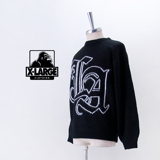 XLARGE エクストララージ メンズ オールドイングリッシュ モヘアニット