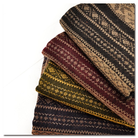 45rpm 大判ストール ドット 115センチ×129センチ 綿100% OUTLET】maison de SOIL メゾン ド ソイル ウールノルディック