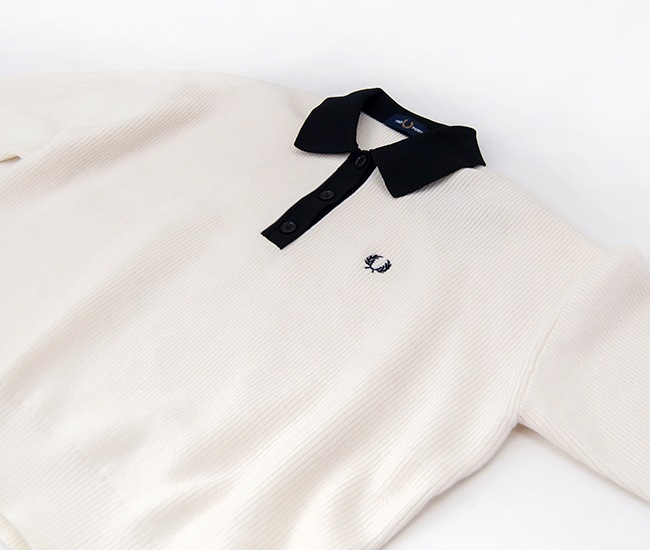 SOLDOUT】FRED PERRY フレッドペリー レディース ニットシャツ［K8136
