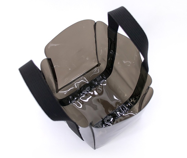 ORCIVAL オーシバル クリア PVC バッグ ポーチ付　バンブー SALE 40%OFF】ORCIVAL オーシバル PVCスクエア トートバッグ［OR