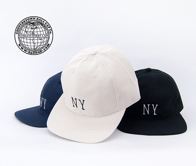 COOPERSTOWN BALL CAP クーパーズタウンボールキャップ NYロゴキャップ