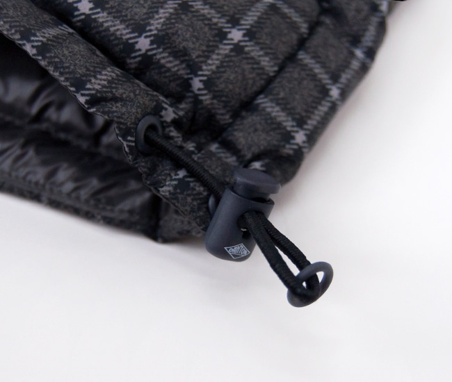 DANTON ダントン 定番 インナーダウン ベスト 黒 チェック Mサイズ DANTON ダントン 定番 インナーダウン ベスト 黒 チェック Mサイズ