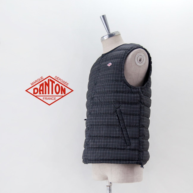SOLDOUT】DANTON ダントン メンズ クルーネック インナーダウン