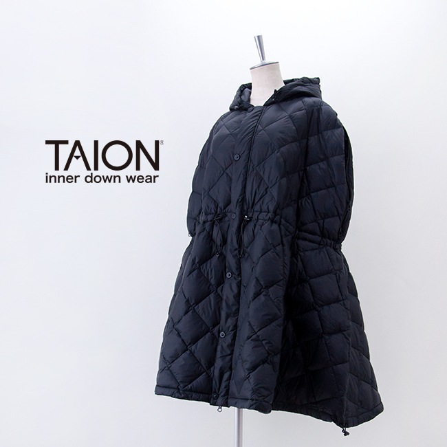 TAION タイオン ユニセックス シティ ダウンケープ［TAION-CPCI