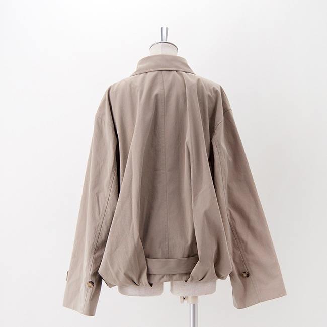 MACPHEE マカフィー　コットンナイロンシャンブレー ブルゾン　トレンチ MACPHEE マカフィー コットンナイロンシャンブレー ブルゾン トレンチ