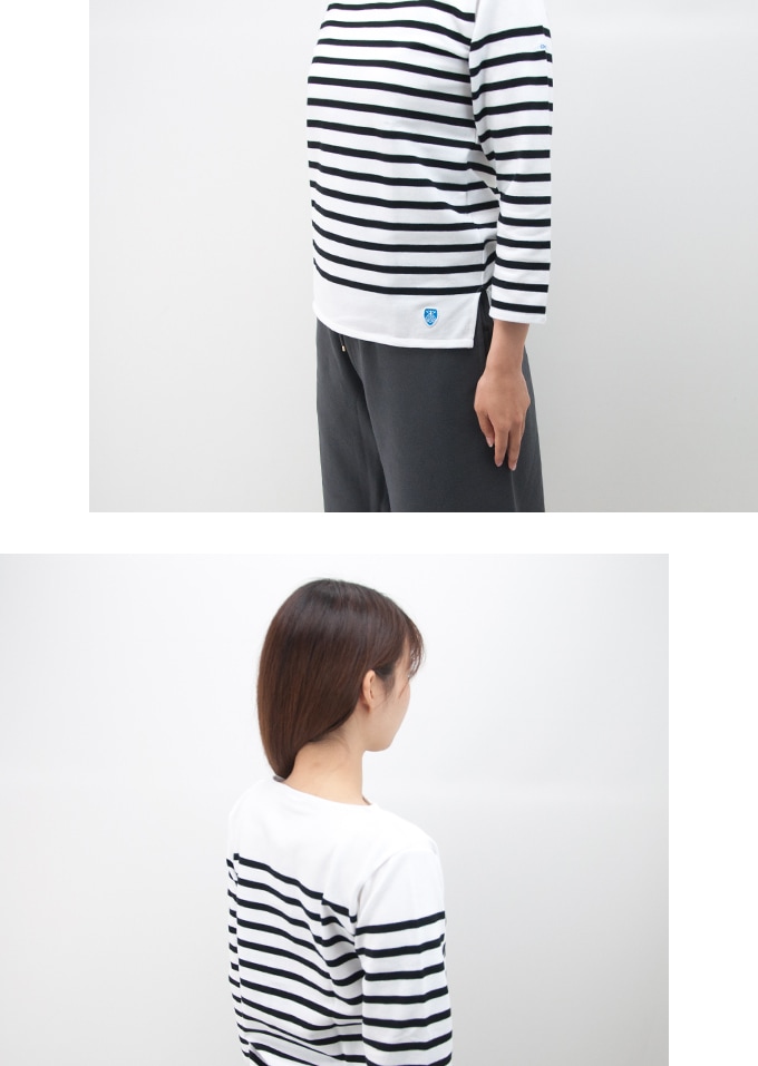 ORCIVAL オーシバル レディース ラッセルボーダーカットソーL/S［6803