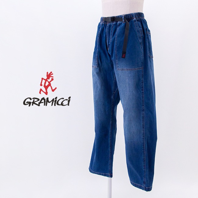 Gramicci グラミチ ユニセックス ストレッチデニム ルーズテーパード