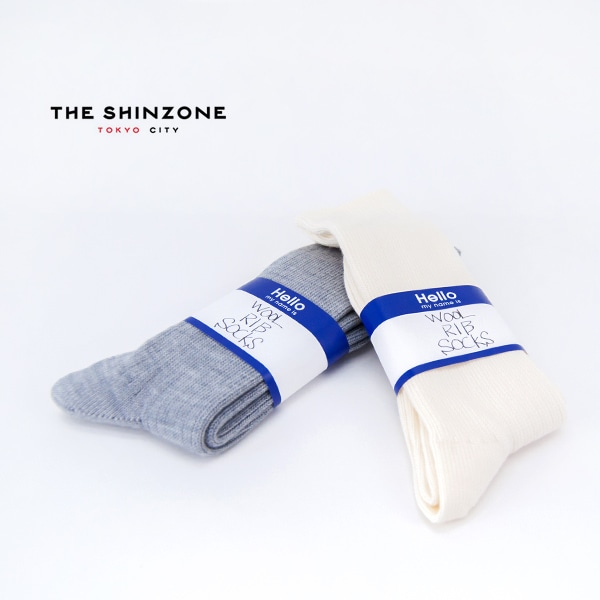 THE SHINZONE 󥾡 ǥ WOOL RIB SOCKS18AMSIT54ϡBASIC