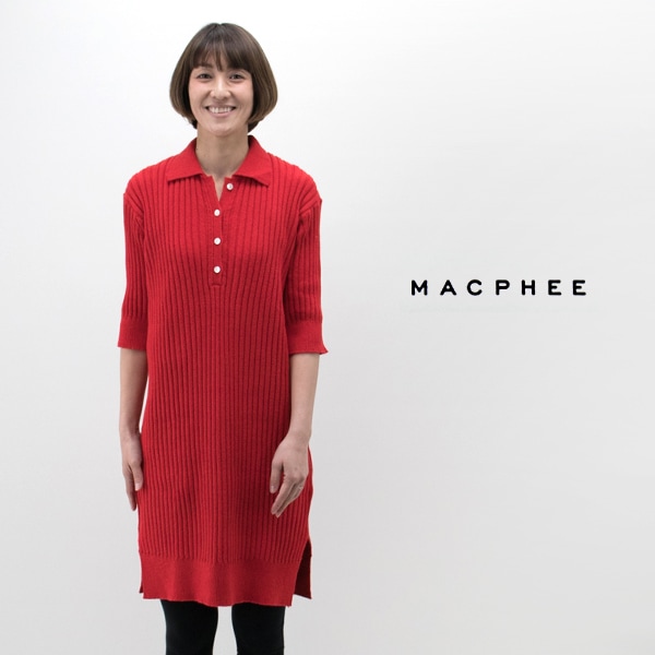 未使用 タグ付 トゥモローランド ワンピース MACPHEE マカフィー 36 美品】 Tomorrowland MACPHEE / トゥモローランドマカフィー