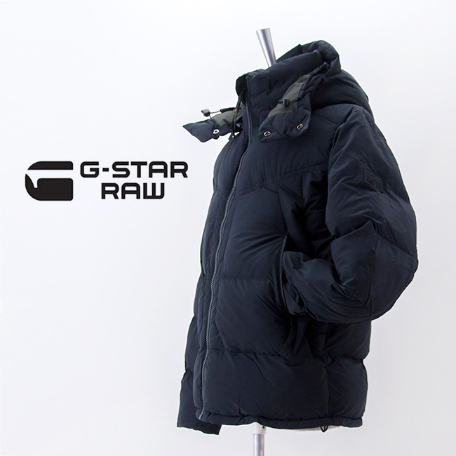 G-STAR G-star raw ジースターロゥ フーデッド ダウンジャケット 