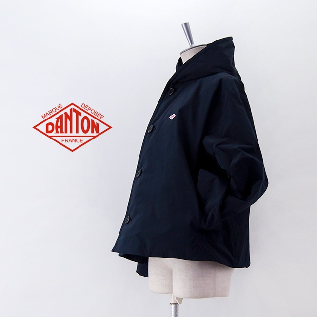ダントン　ジャケット　ネイビー　M 中古・古着通販】DANTON (ダントン) フードナイロンジャケット