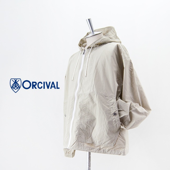 SOLDOUT】ORCIVAL オーシバル メンズ フーデッドジップブルゾン［OR 