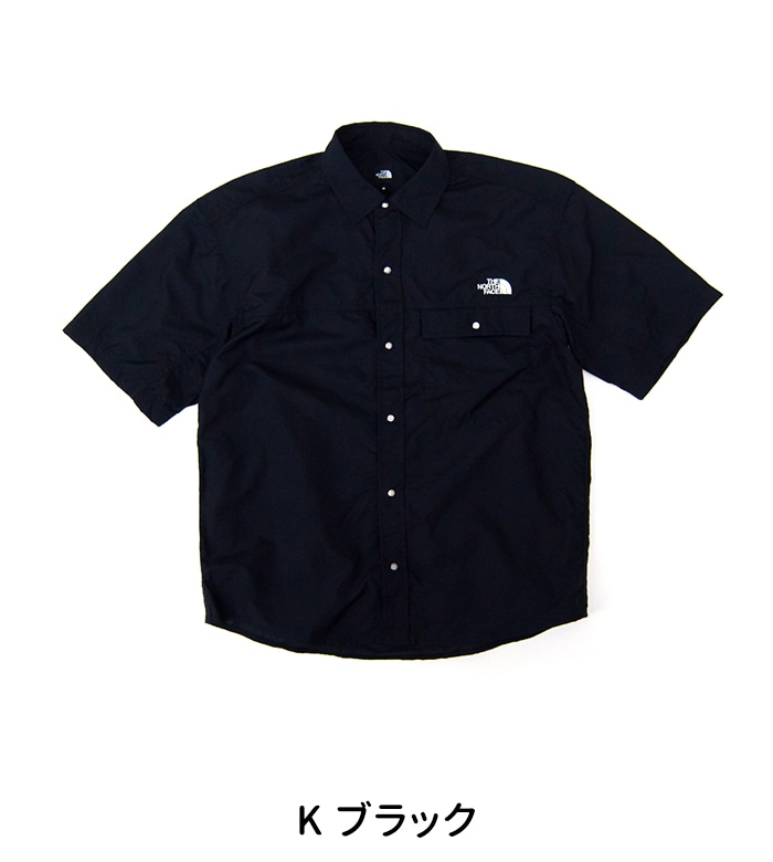 【新品】THE NORTH FACE ショートスリーブヌプシシャツ ブラック M THE NORTH FACE ザ・ノース・フェイス ユニセックス ショートスリーブ
