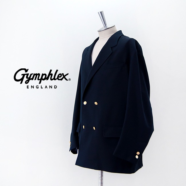 SOLDOUT】Gymphlex ジムフレックス メンズ ダブルブレストブレザー［GY