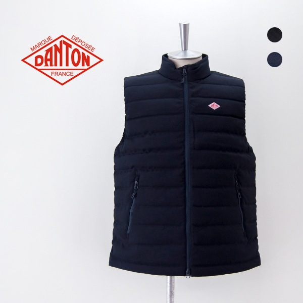 DANTON ダントン メンズ ウールライクポリエステル スタンドカラー