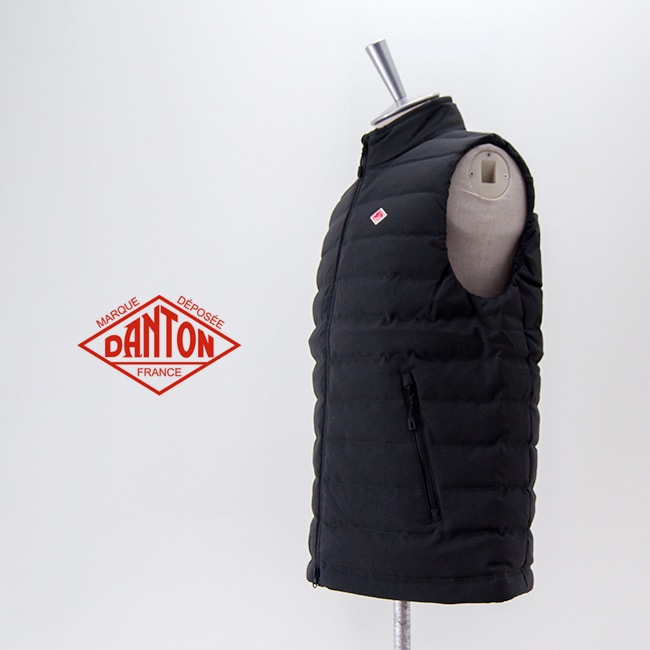 DANTON ダントン メンズ ウールライクポリエステル スタンドカラー