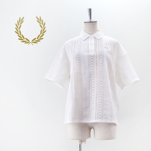 SOLDOUT】FRED PERRY フレッドペリー レディース レースポロシャツ