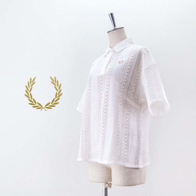 SOLDOUT】FRED PERRY フレッドペリー レディース レースポロシャツ