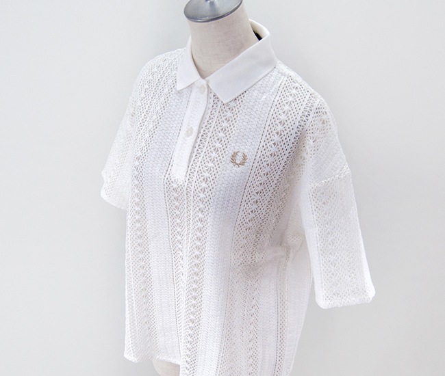 SOLDOUT】FRED PERRY フレッドペリー レディース レースポロシャツ