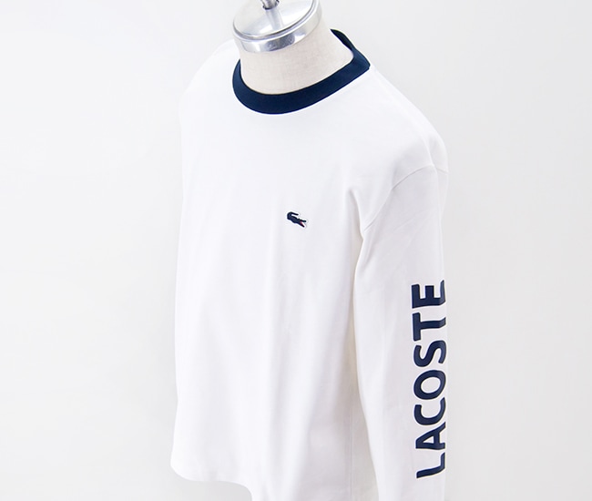 SOLDOUT】LACOSTE ラコステ メンズ ヘビーウェイトスリーブプリントT