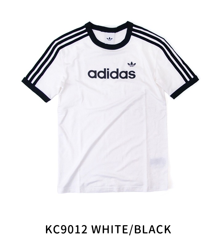 adidas アディダス レディース スリーストライプス Tシャツ［KC9012
