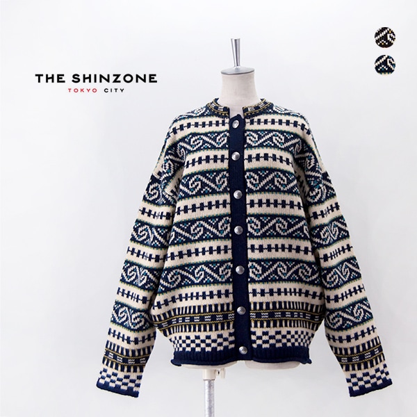 THE SHINZONE シンゾーン レディース フェアアイルニットカーディガン