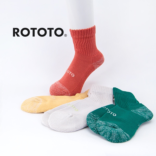 いぶりがっこさま専用 ROTOTO ロトト エブリデイ パイルミニクルーソックス[R1520