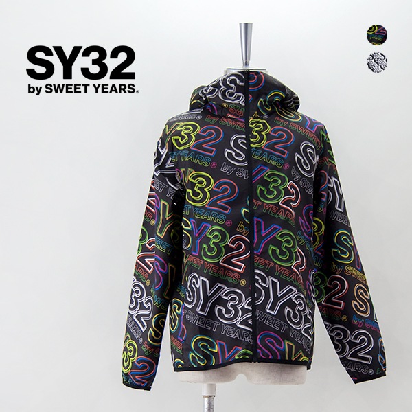 【SY32 SWEET YEARS】レディース ウィンドブレーカー M グレー SY32 SWEET YEARS】レディース ウィンドブレーカー M グレー