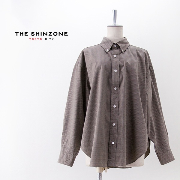 THE SHINZONE シンゾーン レディース ミニチェック ダディシャツ